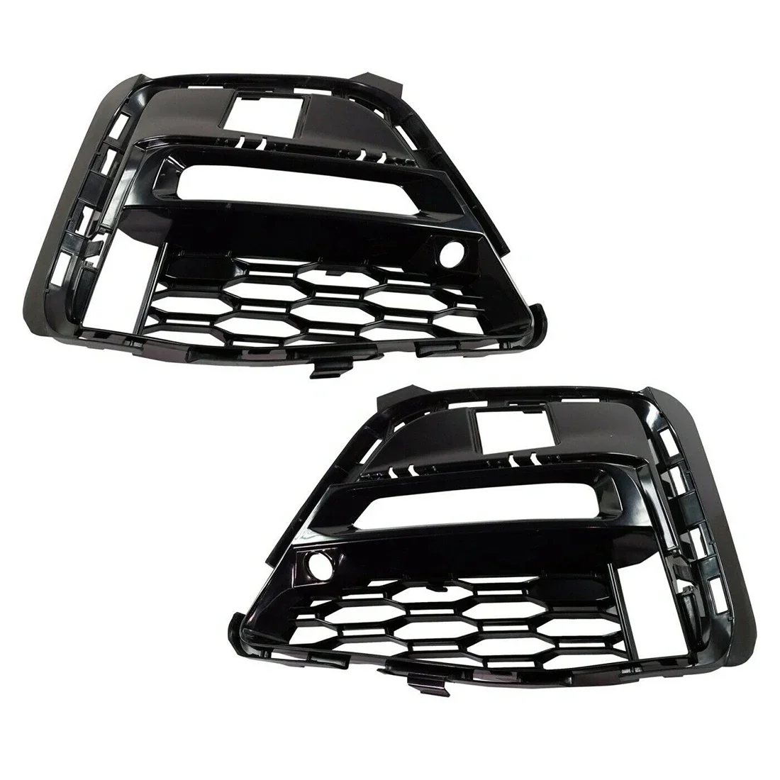 

2Pcs Left&Right Front Bumper Fog Light Grille Grill 51118069371 51118069372 for BMW 3 Series G28 G20 320I 325I