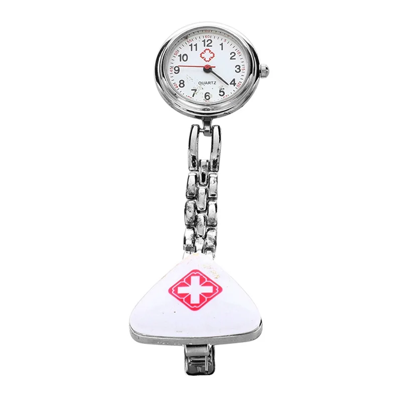 Clip Nurse Doctor Pendant Pocket Quartz Watch Triangle Nurse'S Table