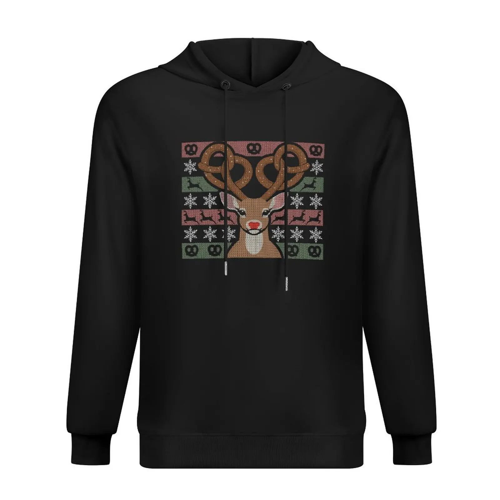 

German Pretzel Reindeer Hoodie autumn new products men's sweat-shirt korean clothes mens clothes autumn hoodie