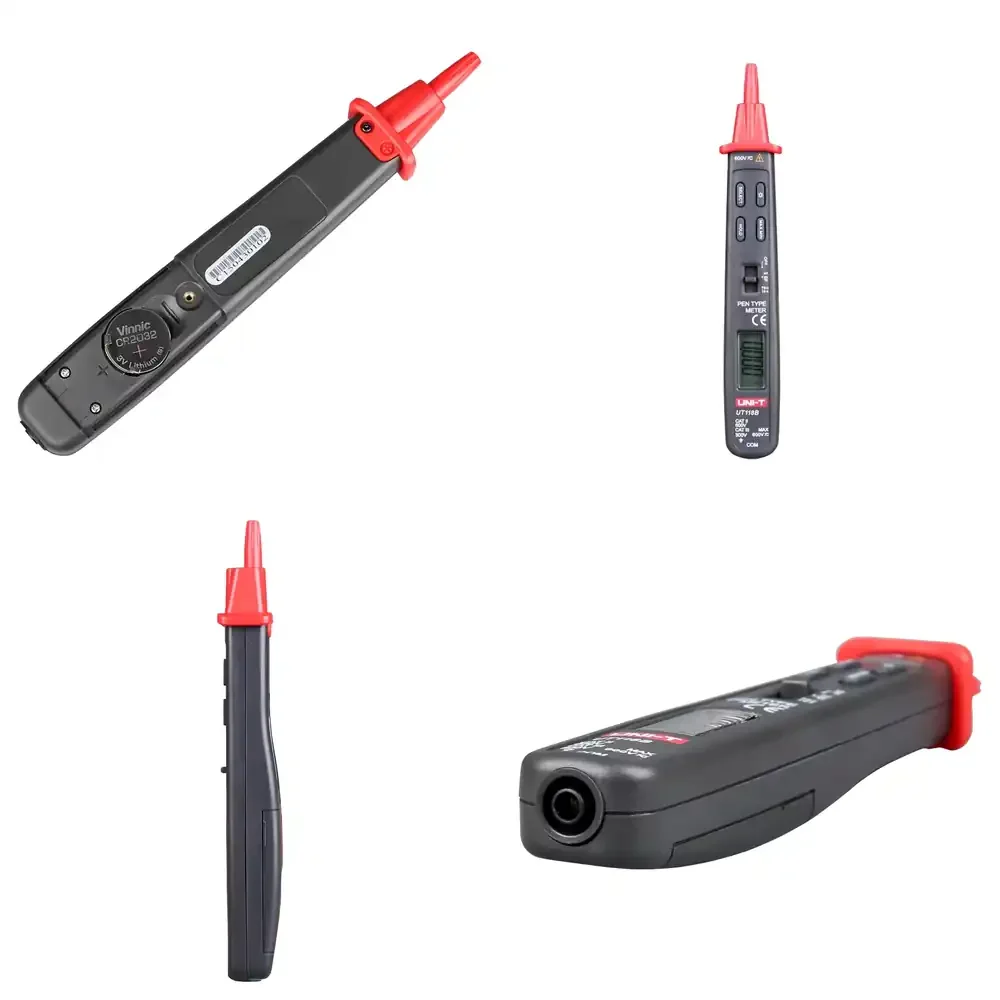 

Цифровой мультиметр-ручка для UT118B, 3000 измерений, тестер напряжения переменного/постоянного тока, измеритель сопротивления и емкости, тест диодов и целостности цепи