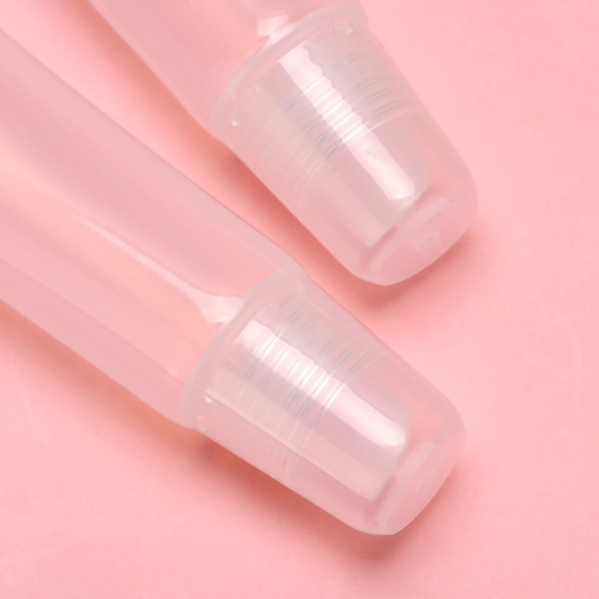 

50Pcs 10ml Refillable Lip Balm Tubes Empty Squeezable Makeup Container Leak Proof Portable Travel Lip Cream Refillable Tubes