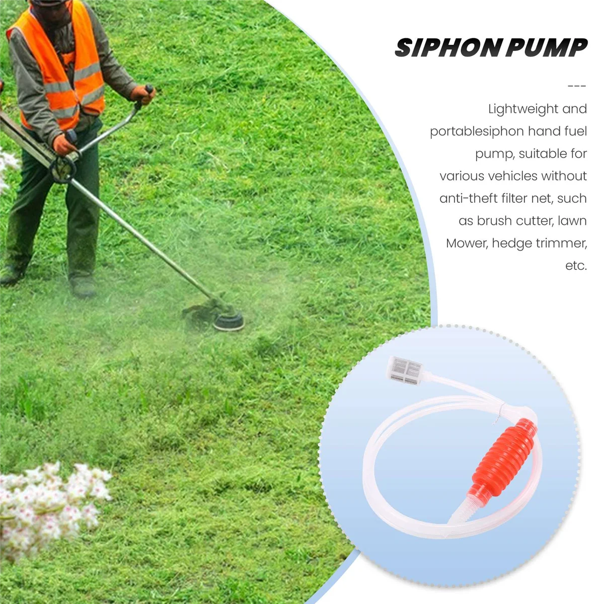 N30R_2 เมตร Siphon Tube สําหรับน้ําเบนซิน Home BREW ไวน์เบียร์ท่อท่อ
