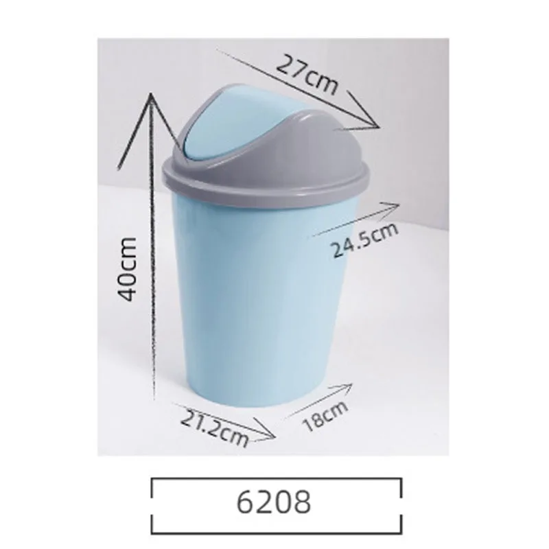 Shaped Creative Rocking Lid Trash Can Home Bathroom Bedroom Desktop Garbage Storage Box LivingRoom Covered Flip-top Paper Basket