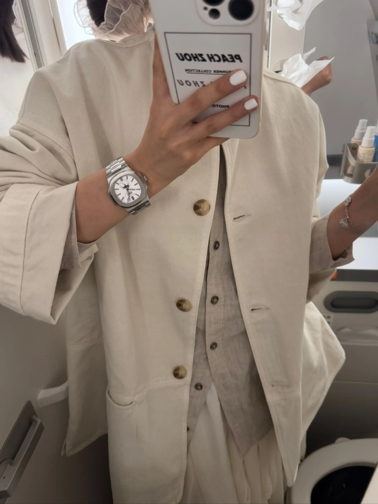 

Женская джинсовая куртка Peachzhou свободного кроя с круглым вырезом, на пуговицах, в японском стиле, бохо-шик, 100% хлопок, весна-осень