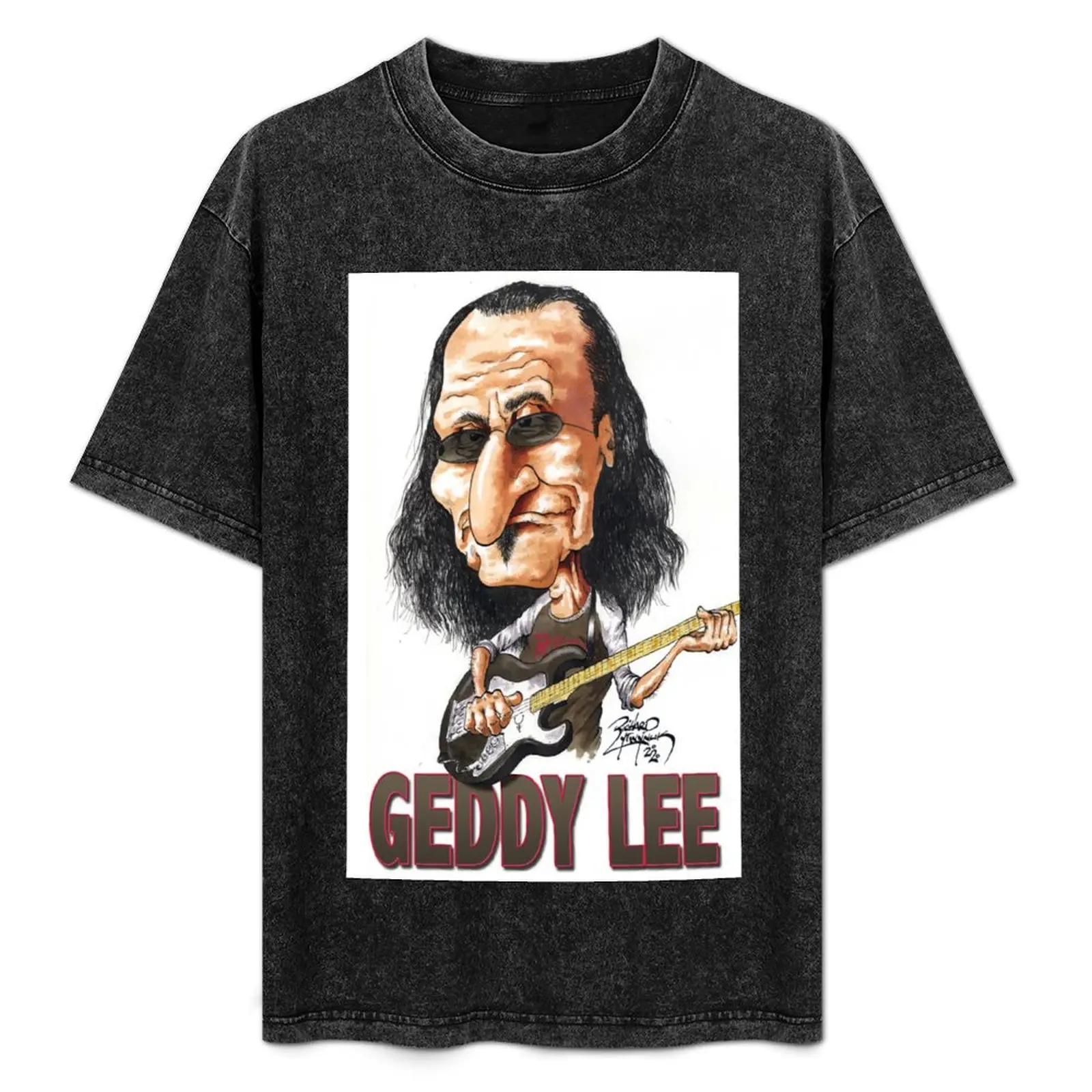 

Geddy Lee T-Shirt Large Size Casual Short Sleeve Top