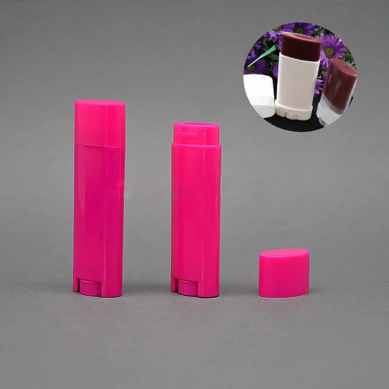 

Разноцветные пустые пластиковые овальные плоские тубы, 100 шт., 4,5 г, тубы для бальзама для губ, разноцветные контейнеры, косметические бутылки «сделай сам»