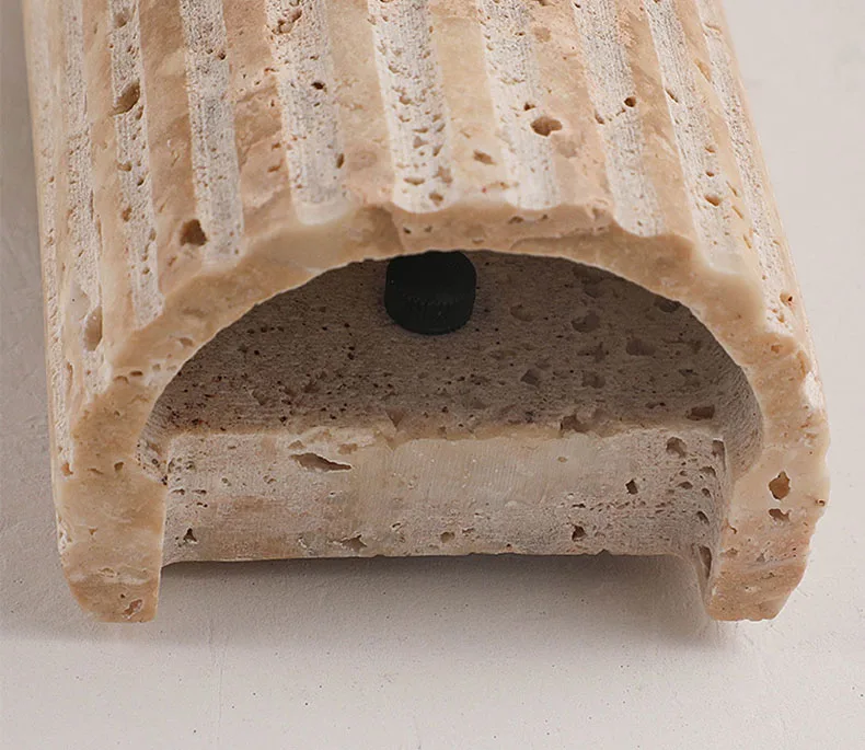 Three-Dimensional Natural Stone Wall Light Outdoor 3000K