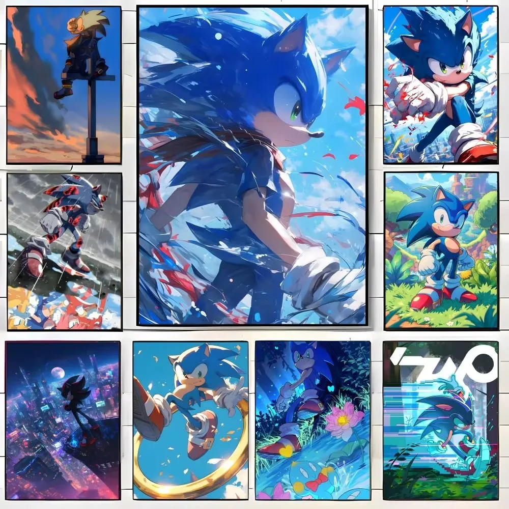 SonicS the Hedgehog Character Jigsaw Puzzles 500/1000/1200/2000PCS Handmade Art Exquisite Home Decor Gift No Frame