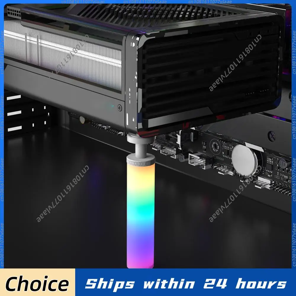

1/2PCS 5V 3Pin ARGB Graphics Card GPU Holder Support Adjustable Telescopic Rotary Graphics Card GPU Brace Desktop PC Accessory
