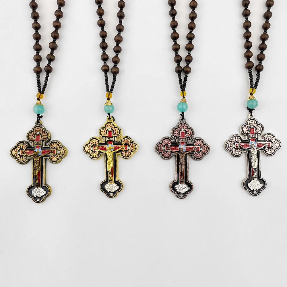 New Church souvenirs, Jesus cross pendants, ceremonial items, Jesus gathering, religious decorations, prayer beads pendants Gift
