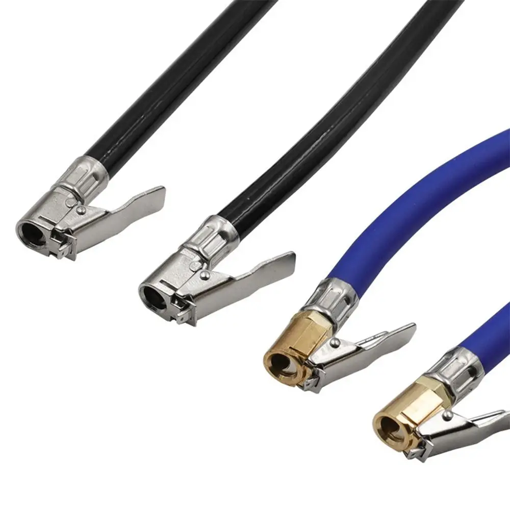 

Universal Air Compressor Tire Inflator Hose Portable PU Rubber Hose Metal Heat Resisting Extension Pipe Car