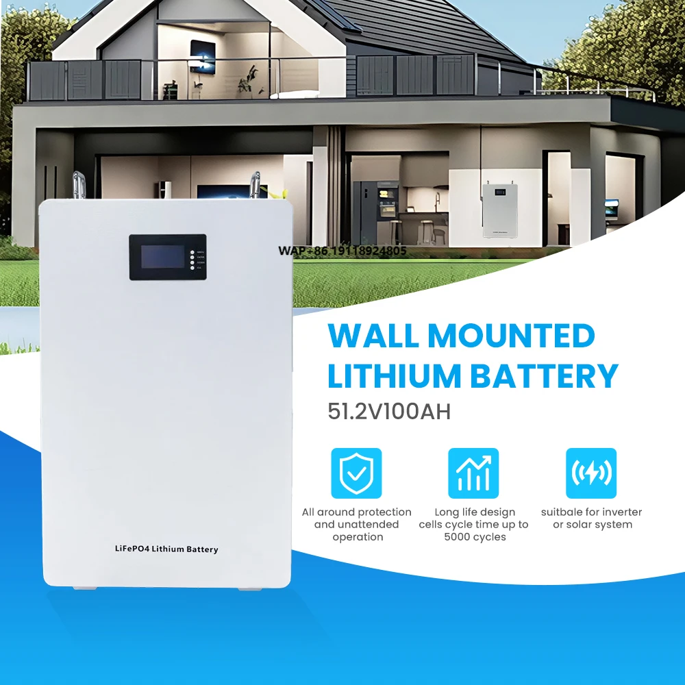 

48V100Ah 200Ah Solar Lithium Battery Pack 2kwh 5kwh 10kwh 15Kwh Solar Energy System 51.2V 280Ah LiFePO4 Energy Storage Battery