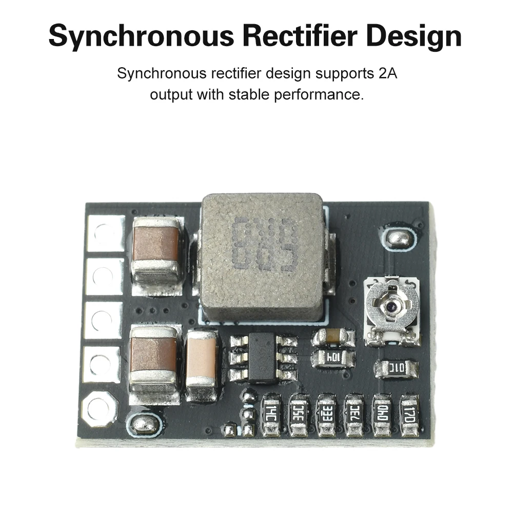 وحدة تنحى صغيرة DC-DC 4.5 فولت-20 فولت إلى 1-16 فولت/1.8 فولت/2.5 فولت/3.3 فولت/5 فولت/9 فولت/12 فولت الجهد القابل للتعديل 2A وحدة إمداد الطاقة تنحى #4