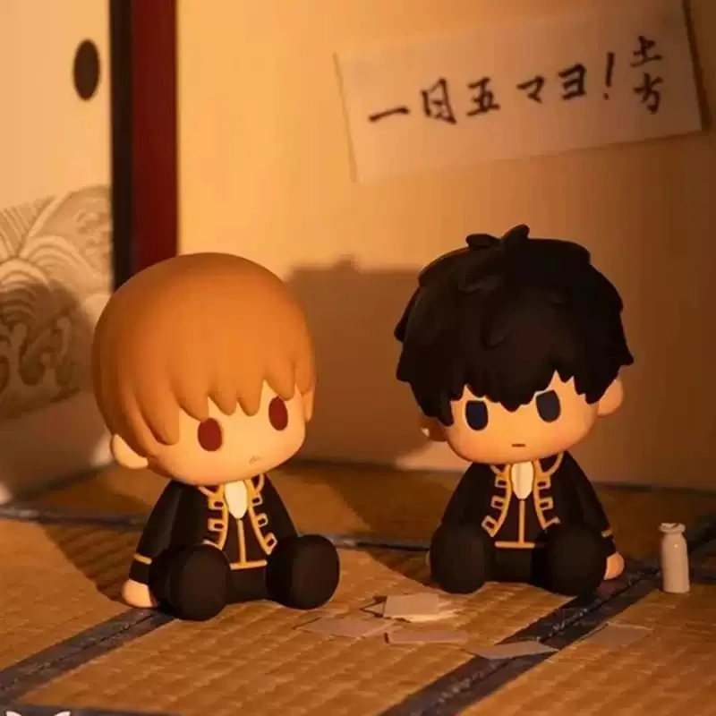 Original POTEPOTTE-R Gintama Animation Comics Peripheral Toys Gintoki Gacha Gashapon Anime Action Model Figures Collection
