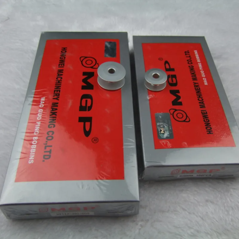 

100 шт., компьютерная вышивальная машина, шпульный сердечник MGP, шпульный сердечник, 2 раза емкости, цилиндр с замком, стеганая машина, шпульный сердечник