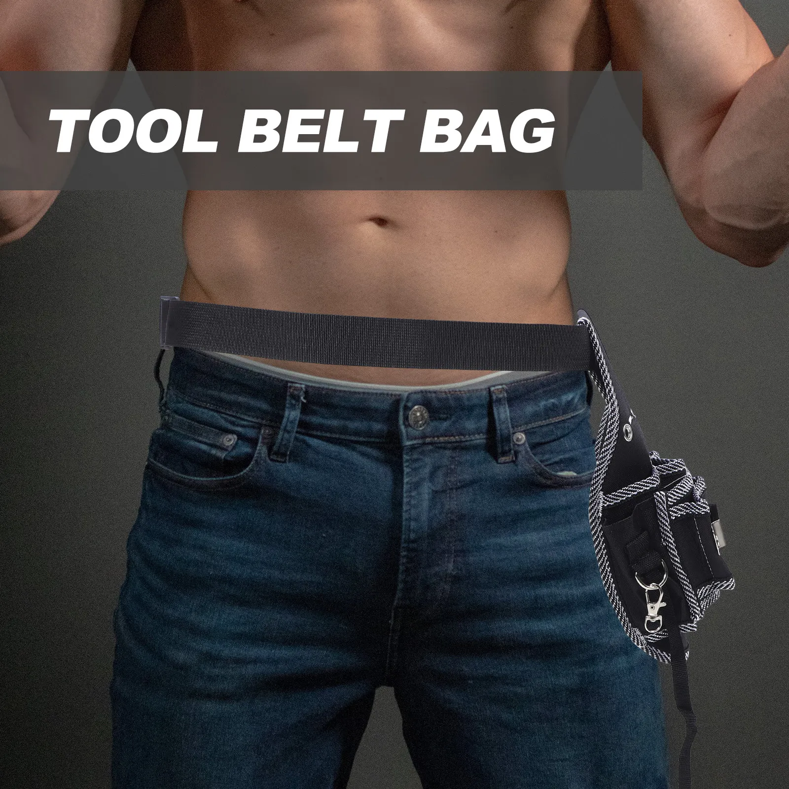 

Прочная поясная сумка для инструментов: портативная, компактная конструкция для электриков, сантехников, плотников, строителей, ремонтников, мастеров по ремонту и обслуживанию, а также для инструментов для домашнего использования.