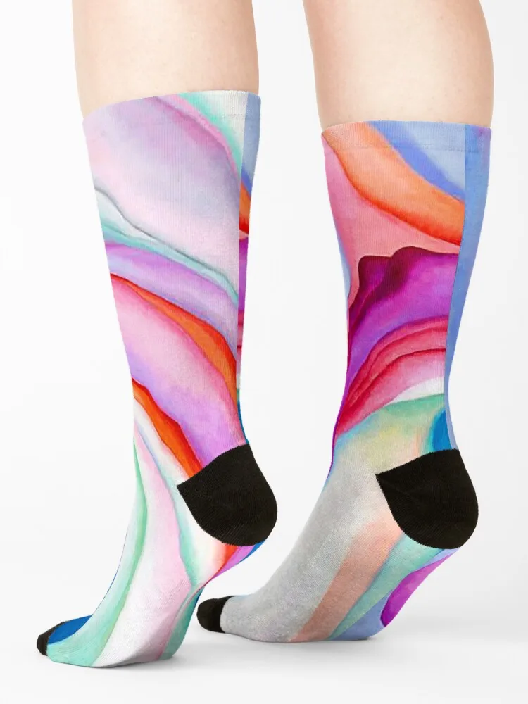 Georgia O’keeffe Socks winter thermal sport Stockings Children's Socks Ladies Men's