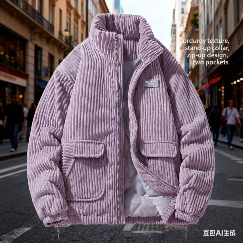 Утолщенная пуховая куртка на х – обзор и цена Corduroy Jacket Men
