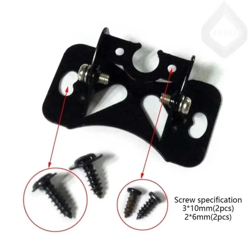 

Car Mounted Camera Universal External Iron Bracket, Reversing Rearview Camera Special Adjustable Angle With Fixing Screws