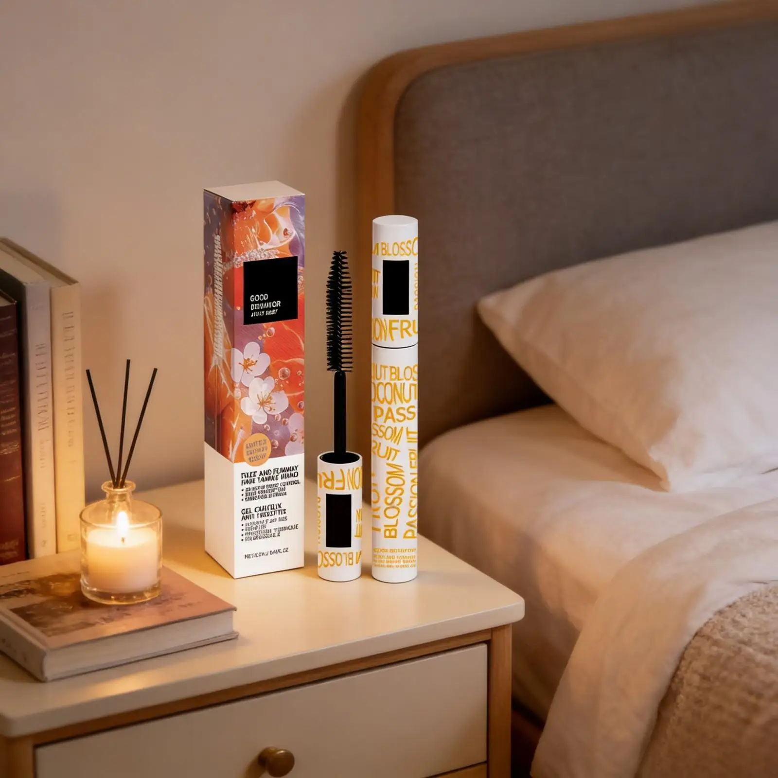 

Broken Hair Cream Gel to Finish Frizzy Hair Care Coconut Oil Lightweight Non-greasy Castor Oil Anti-Frizz Hair Styling Wax Stick