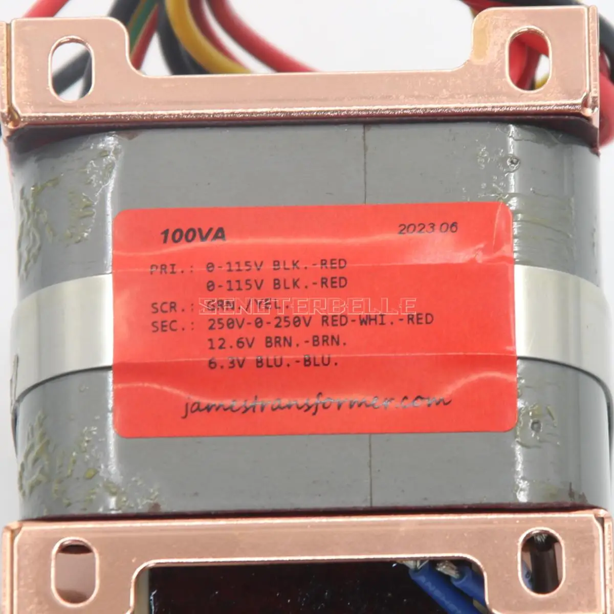 Hi-end 100w duplo tipo c núcleo de ferro amplificador de tubo de vácuo transformador de potência 250v-0-250v + 12.6v + 6.3v para pré-amplificador kondo m77