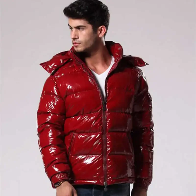 Daunen jacke Herren Kapuze Winter Daunen jacke abnehmbarer Hut weiße Gänse daunen gefüllt warme Freizeit jacke Herren Winter jacke Jacke