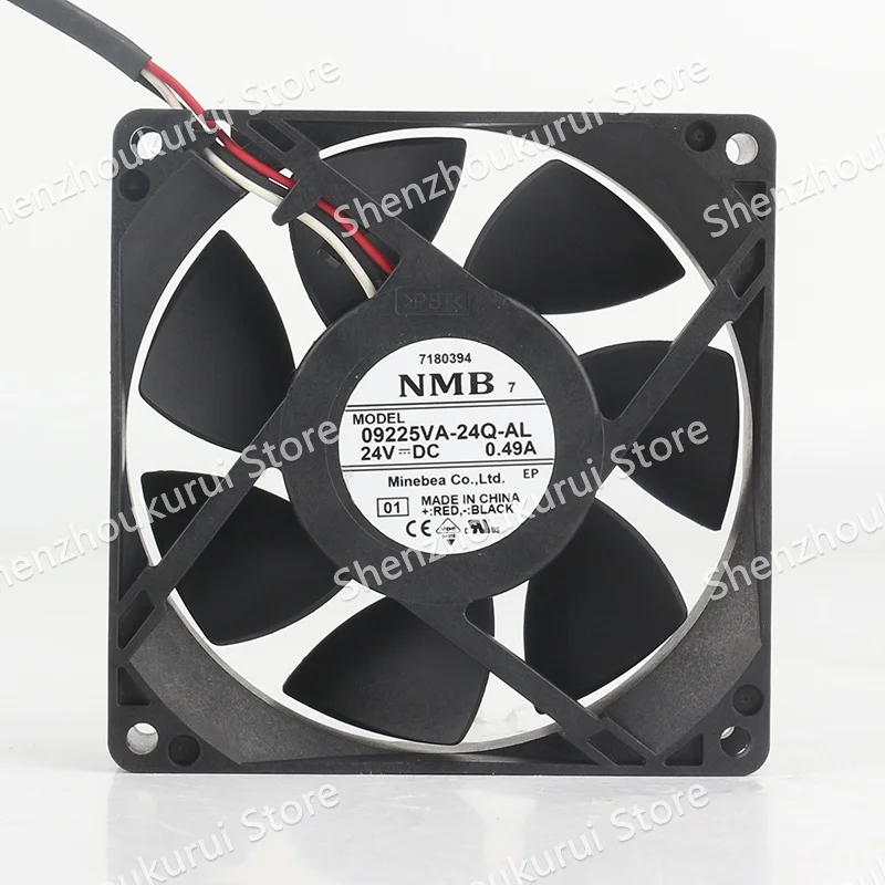 

New NMB 9CM High air volume inverter stop alarm 9025 DC 24V 0.49A AC EC 90X90X25MM 3-wire 09225VA-24Q-AL cooling fan