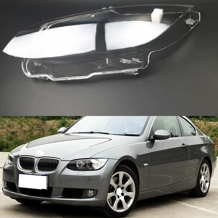 

For BMW M3 E92 E93 2006 2007 2008 2009 Two-door Coupe Headlight Cover Transparent Lampshade Headlamp Shell Lens Plexiglass