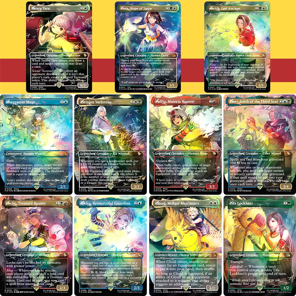 Personnages d'anime Tataru Mercenary Tifa, jouets de jeu bronzants extrêmes faits maison, carte de collection, cadeau d'anniversaire de Noël