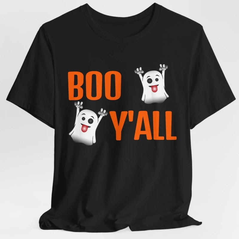 

Cute Spooky Ghosts Tee for Men Women Boo Y’all Funny Ghost Halloween T-Shirt Fashion cotton shirtInteresting Halloween Gifts