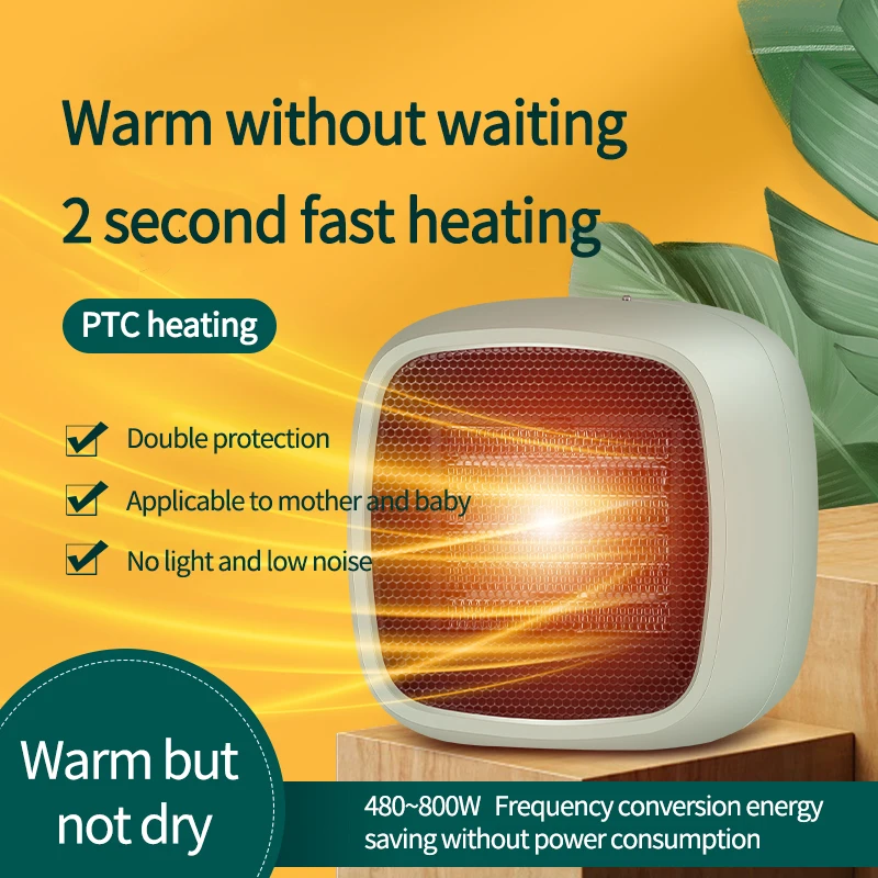 Mini Elektrische Luft Heizung 800W Tragbare 220V Heizungen für Zu Hause Wärmer Fan Haushalts Schweigen Remote Schnelle Heizung Fan fuß Wärmer