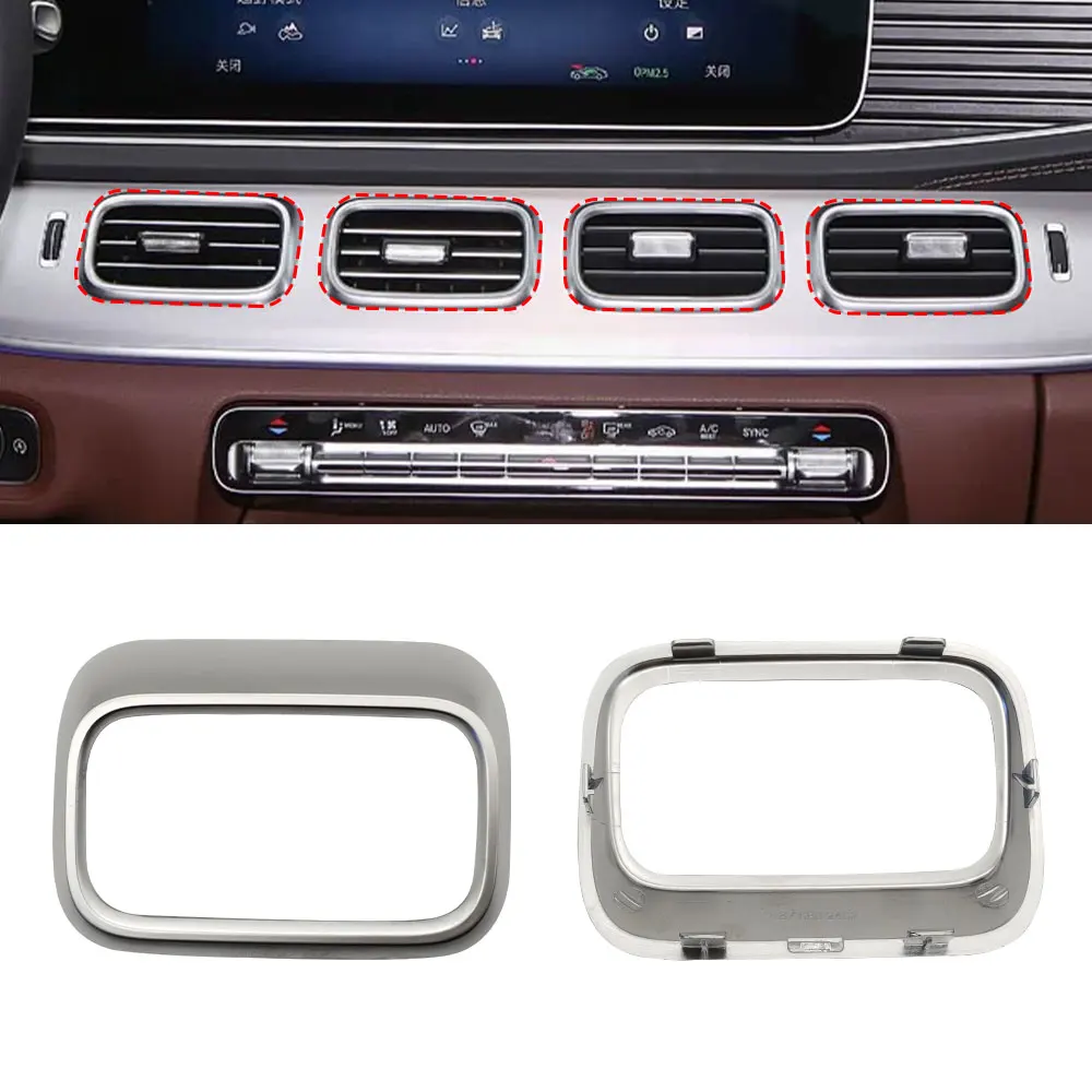 

For Mercedes W167 X167 Car Front Air Conditioner Vent Grille Outlet Trim Cover For Benz GLE GLS Class GLE300 GEL320 GLS450