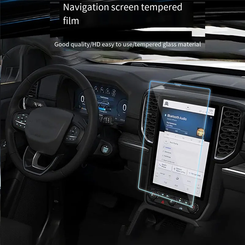 

SANQ 2 Sets Of Screen Tempered Film For Ford Ranger Shaker Everest 23 Center Navigation 12Inch Screen Tempered Film