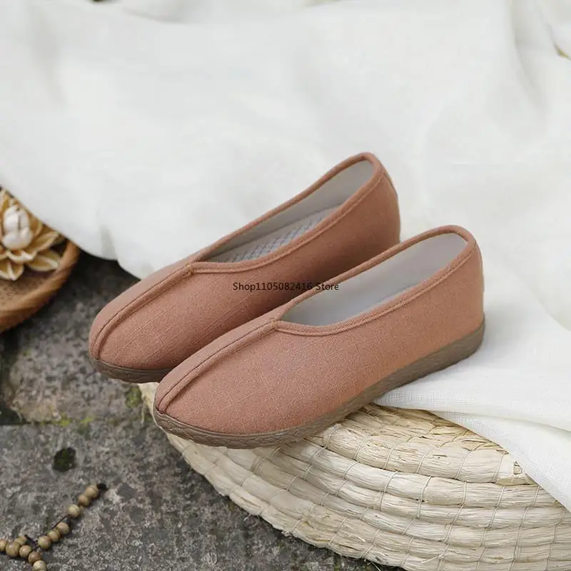 الصينية التقليدية فنون الدفاع عن النفس أحذية الرجال الكونغ فو الجناح تشون تاي تشي وشو القماش الأسود القديم بكين حذاء كاجوال حذاء رياضي #6