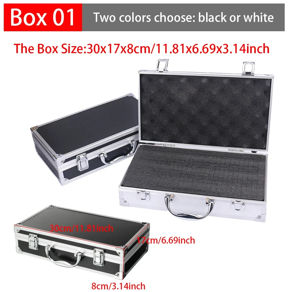 Aluminum Alloy Tool Case Outdoor Vehicle Kit Box Portable Safety Equipment Instrument Case Suitcase Outdoor Safety Equipment