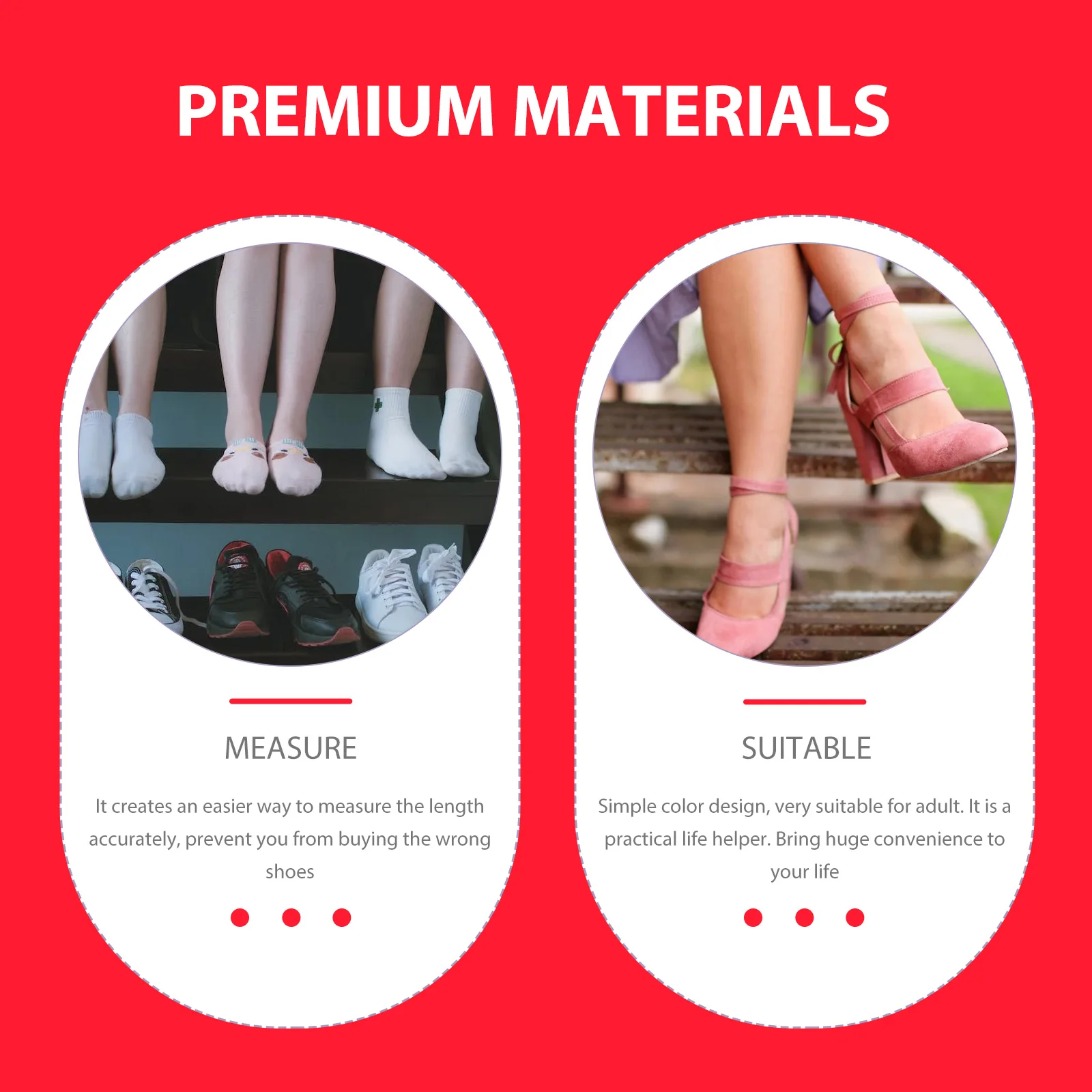 

Adult Foot Length Gauge Lightweight Portable Sturdy Foot Measuring Device For Accurate Shoe Size Measurement Uk Eu Feet Sizer