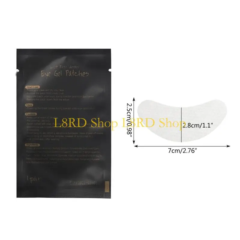 L8RD – coussinets pour cils, 1 paire, coussinets pour les yeux, pelucheux, Extension cils, outil sous les yeux, oreiller pour