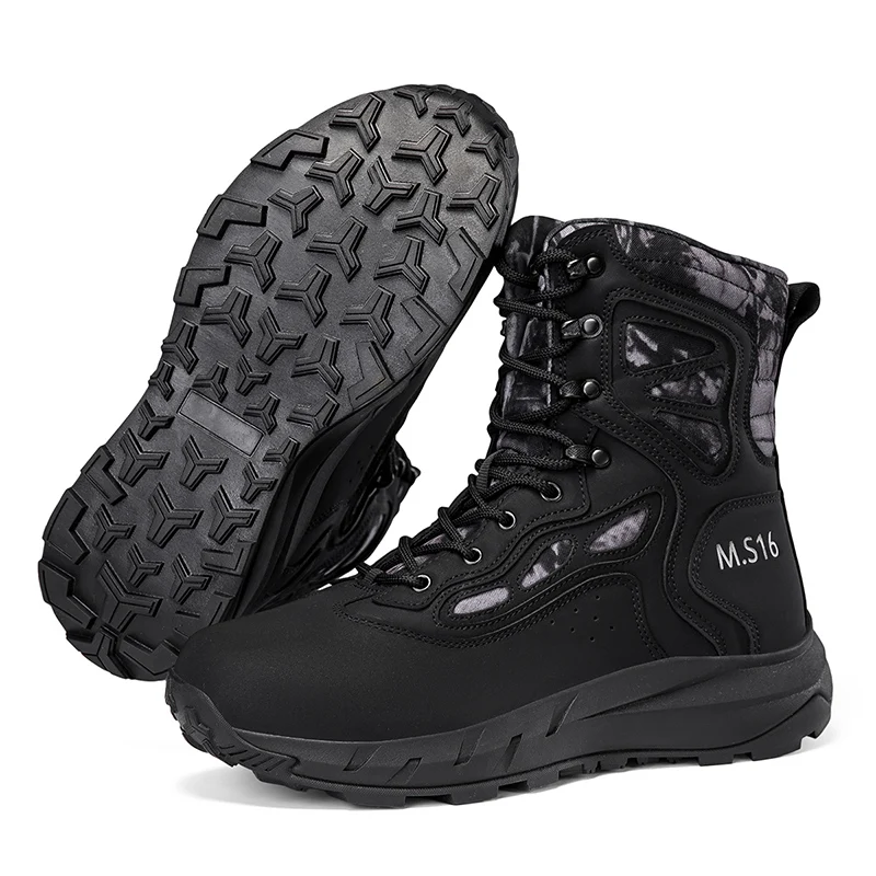 Original Brand Trekking Sneakers for Man Thick Soled Mountain Climbing Mens Footwear Wearable Hiking Outdoor Shoes Men