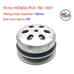 155MM 19T Clutch Bell  For Honda ADV150 WW125 PCX125 WW150 PCX150 OEM:22011-KWN-900 OEM:22102-K97-T00