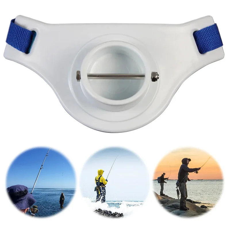 ISURE MARINE Cinturón de combate de pesca de 2,3 pulgadas de diámetro interior 360 °   Soporte ajustable para caña de pescar