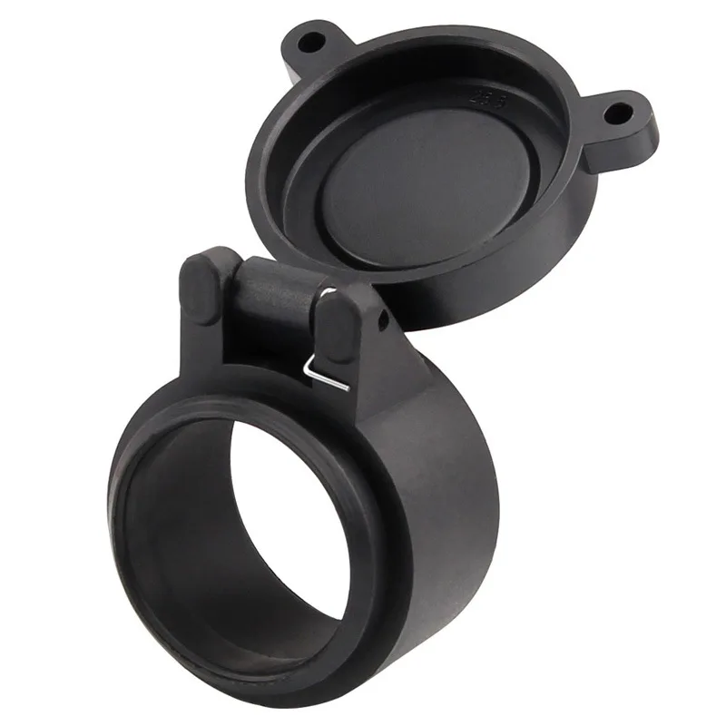 Dia 25-69mm Rifle Scope Lens Cover Flip Spring Up Quick Open Lens Protection Cover Dust Cap for Hunting Binoculars Scopes Sight