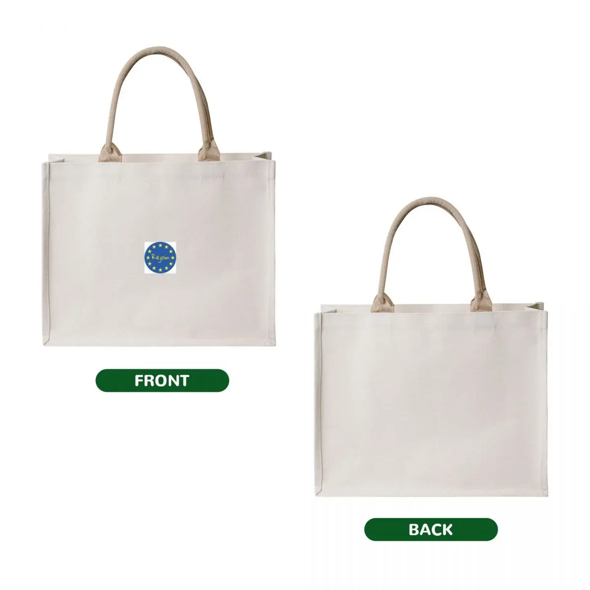 RejoinTheEU Tote Bag Lady bag Cloth bag Custom