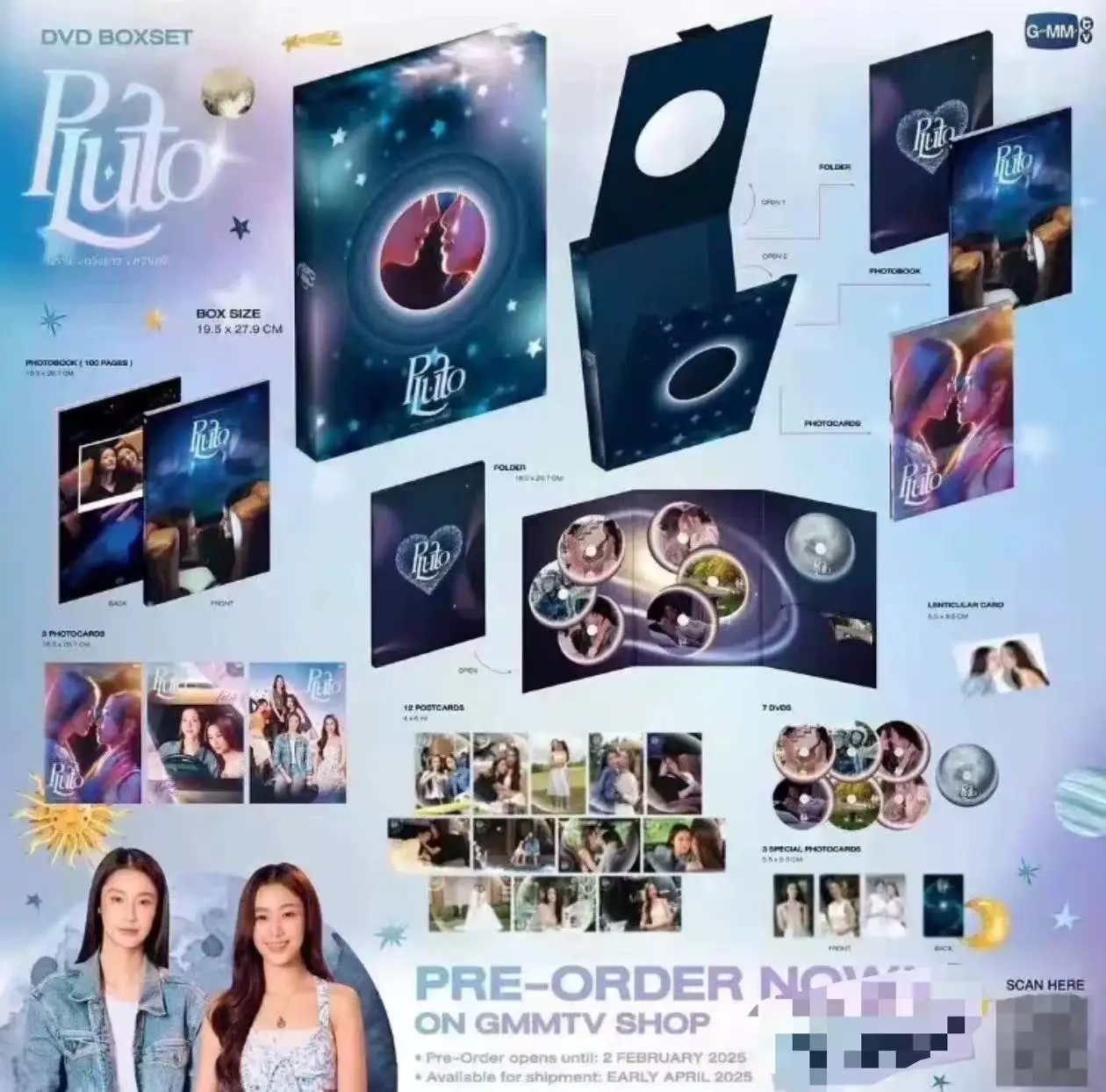 In Stock Thailand TV Namtan Film Namtan Filmracha Thai TV Pluto Drama DVD Box Set