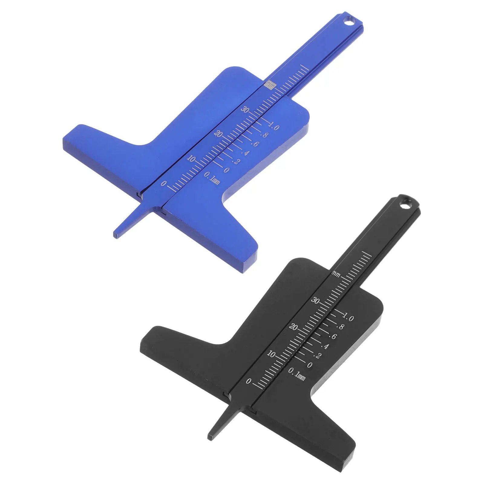 

2Pcs Tire Tread Depth Measuring Instrument Vernier Caliper Design Accurate Wear Assessment for Vehicle Wheel Maintenance