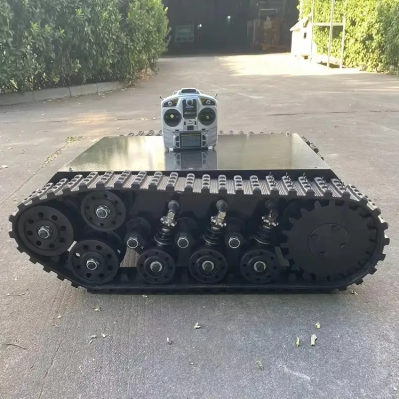 Chassi de Esteira Elétrico com - Tracked Robot Chassis avaliação e preço