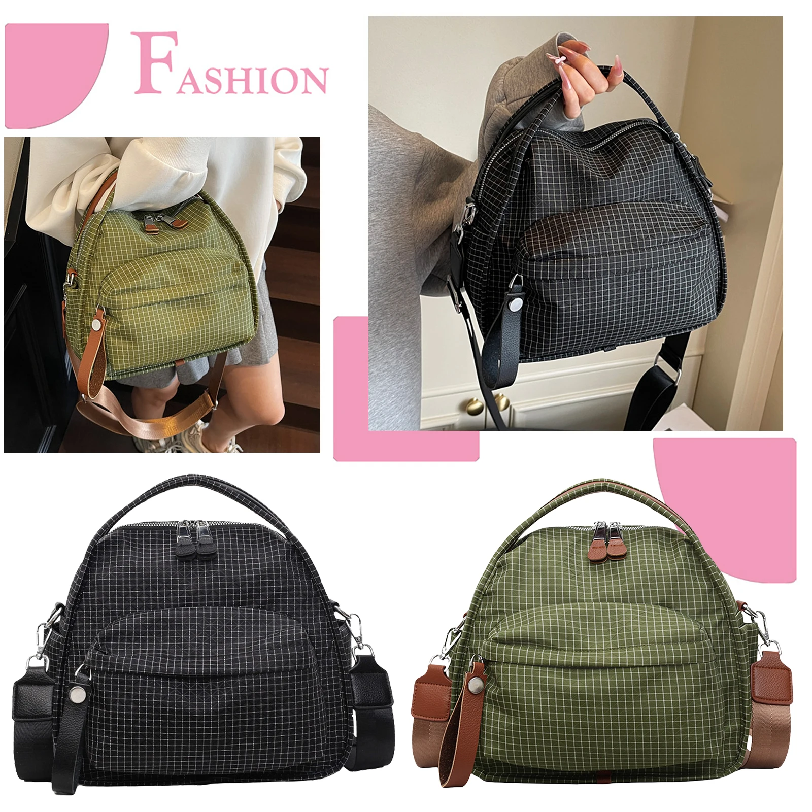 

Large Crossbody Bag Simple Shoulder Bag Commuter Bag for Women Dating Shopping Vacation