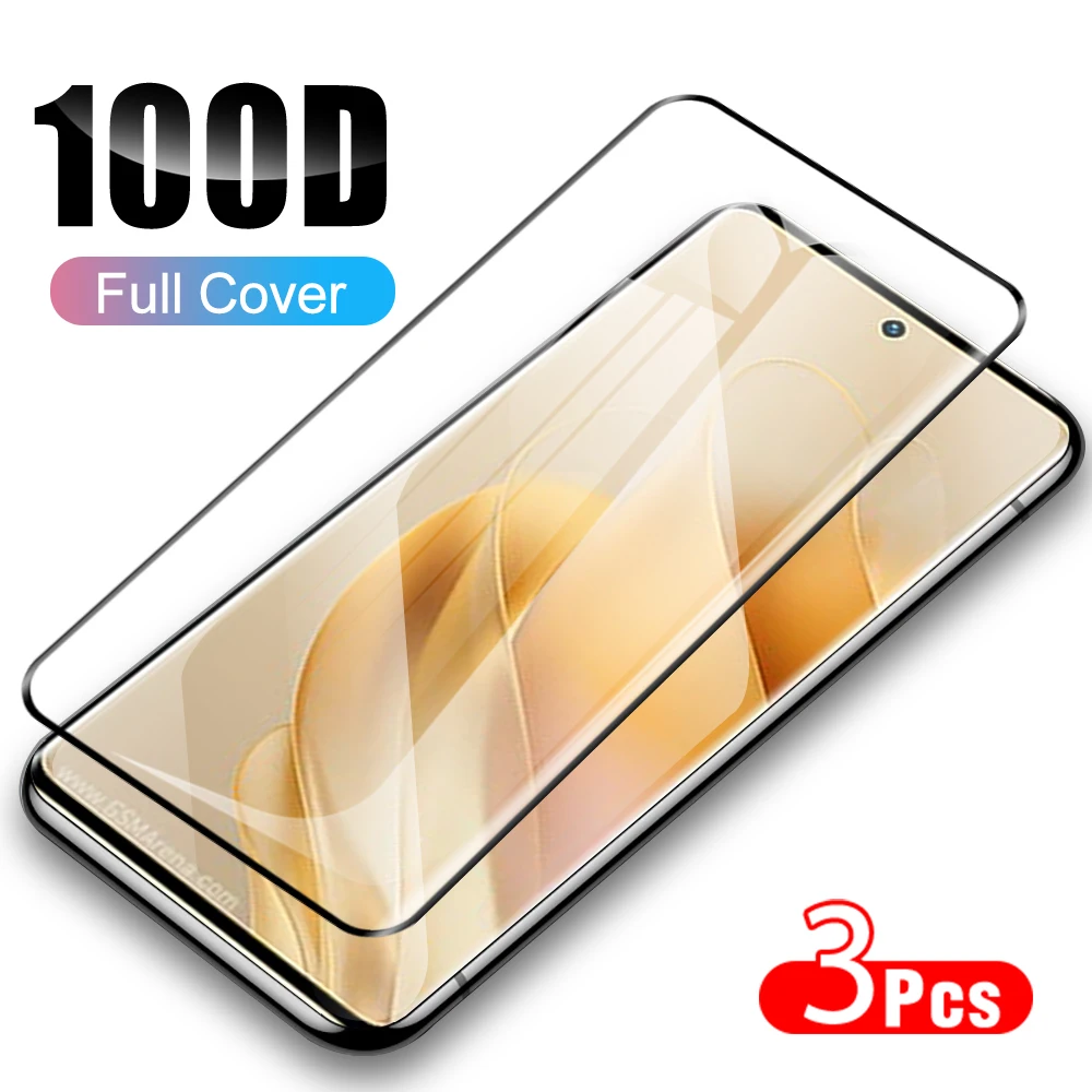 3Pcs Full Cover curved Clear Tempered Glass For Infinix Zero 30 5G Zero30 4G 2023 6.78 inches Anti scratch screen protector