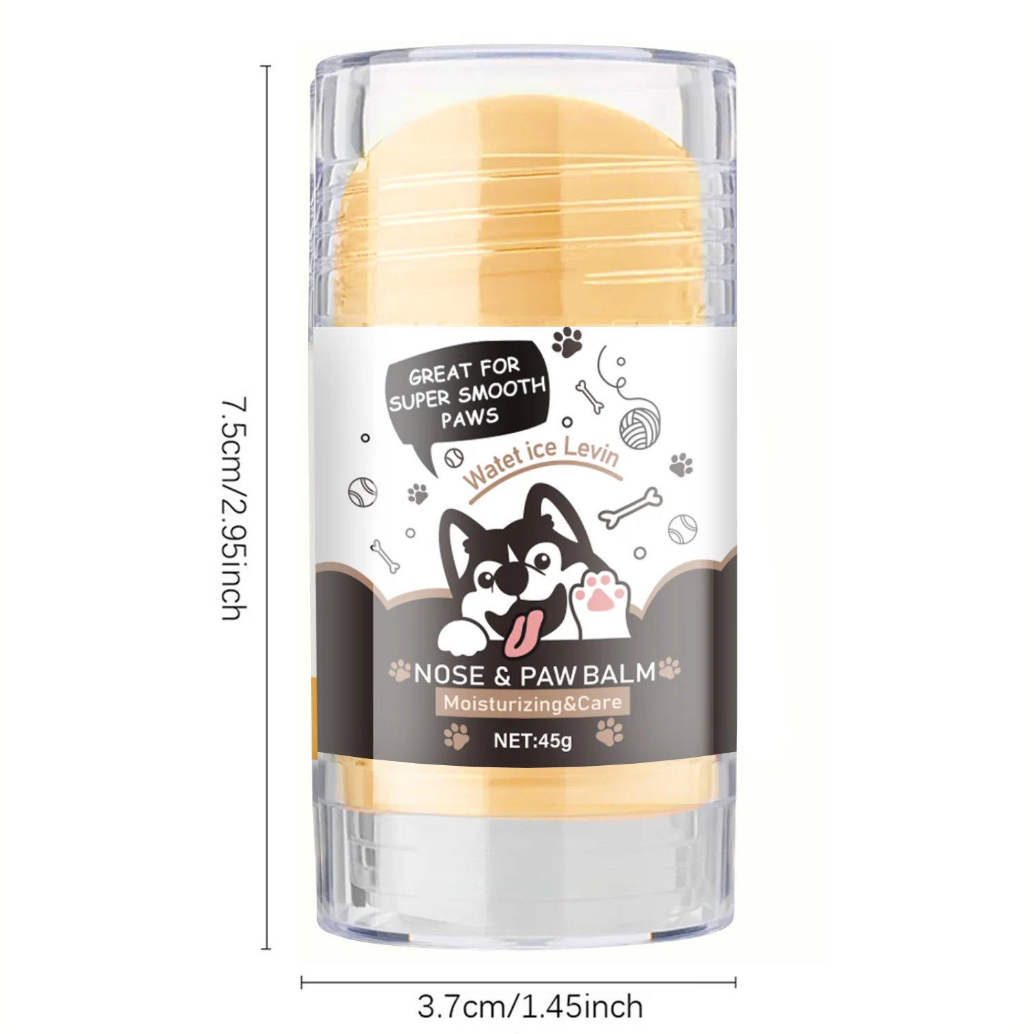 Pet Nose and Paw Moisturizing Cream - Pet Care Stick Containing Honey and Glycerin, Strong Moisturizing, Gentle and Non-Irritating, Suitable for Cats and Dogs