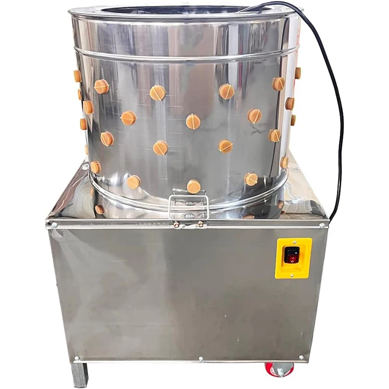 آلة نتف الدجاج الكهربائية مزيل ريش الدواجن آلة نتف الدجاج التركي التجارية من الفولاذ المقاوم للصدأ