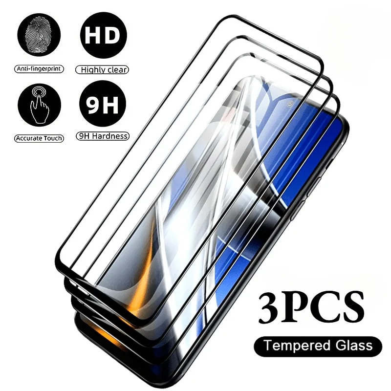 

HD Tempered Glass Screen Film Protectors For Xiaomi Poco F7 Ultra Pro Protective Glass For Xiaomi Poco F6 F5 Pro F4 F3 GT Glass